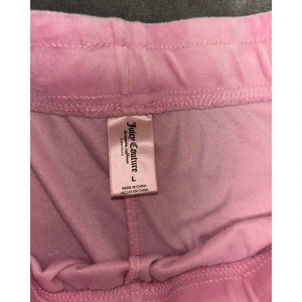 🩷 Juicy Couture Velour Rhinestone Logo Pajama Pants
